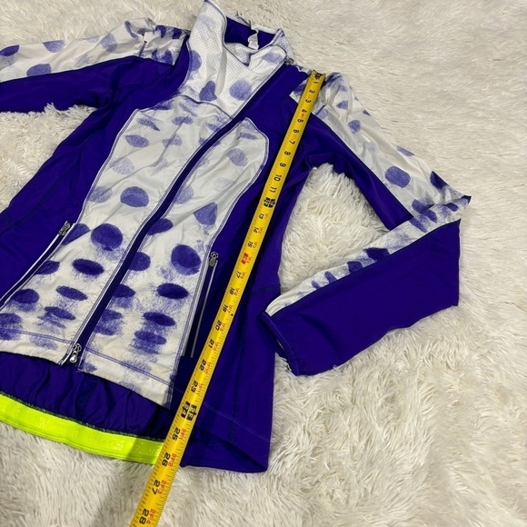 Lululemon Presta Packable Shirket Seaside Dot White / Bruised Berry Size 4 - Picture 9 of 15